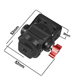 Upgraded Carbon Fiber Adjustable Angle Folding Pot Bracket Damping Akka Positioning 1/4 turn Cold Shoe Snail Head For GOPRO10 action SLR camera Sony A7R3