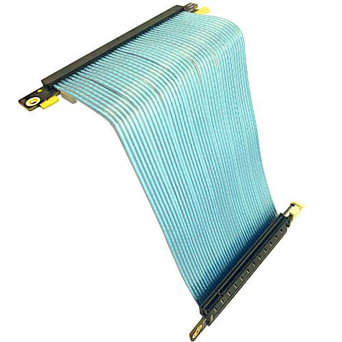 PCIE 4.0 High-speed Shielded Silver-plated Wire Graphics Card Adapter Cable For Pci-e extension Cable ITX Chassis Dedicated
