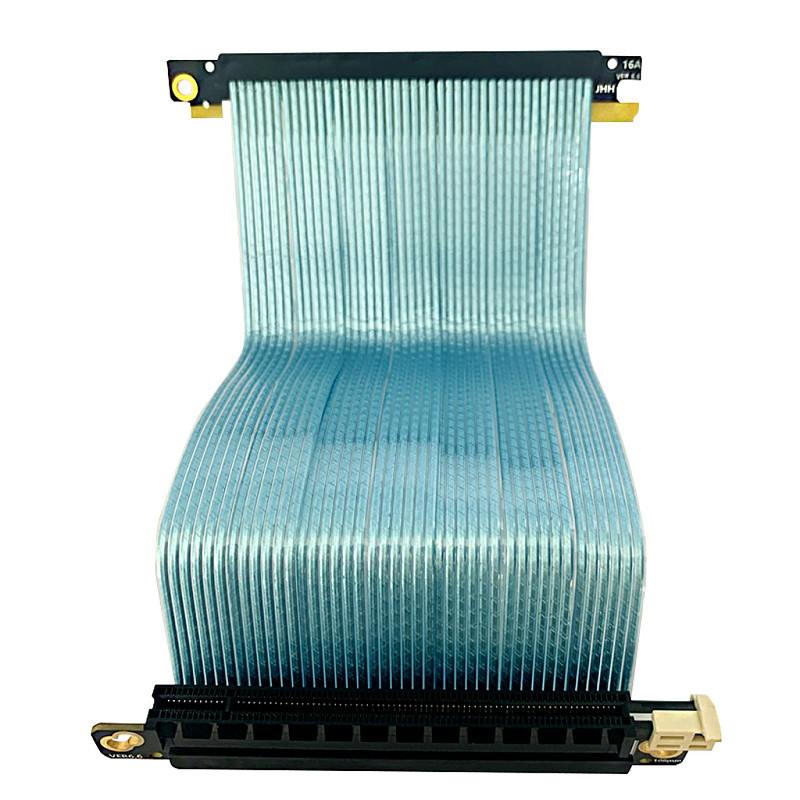 PCIE 4.0 High-speed Shielded Silver-plated Wire Graphics Card Adapter Cable For Pci-e extension Cable ITX Chassis Dedicated