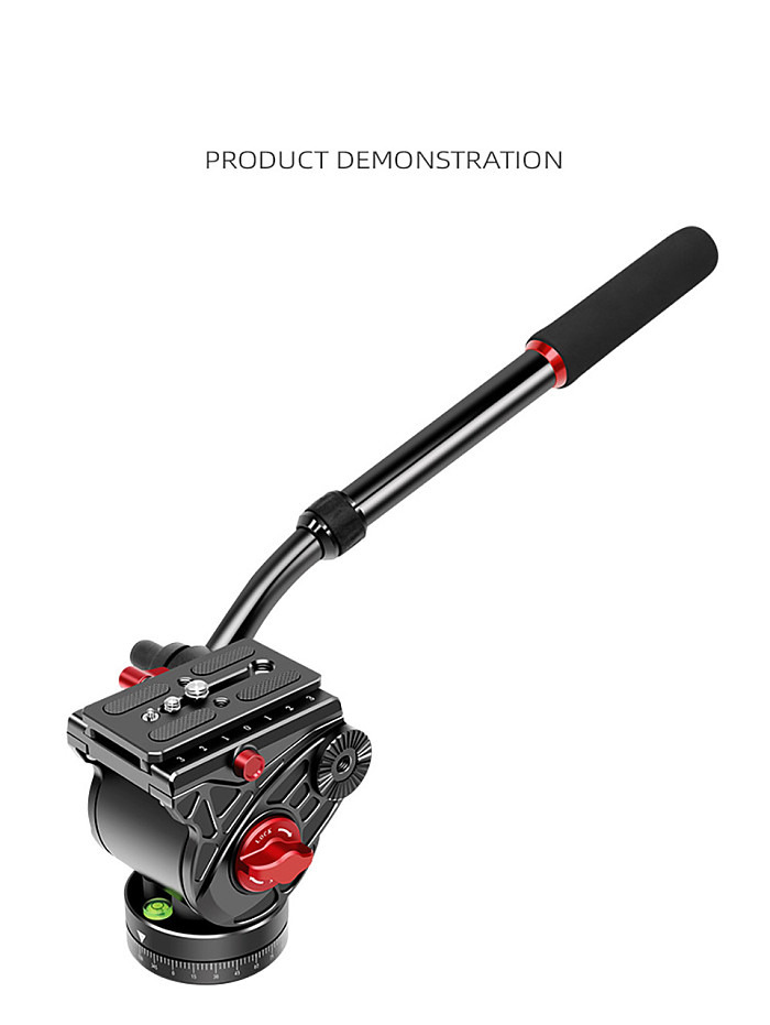 Hydraulic Damping Pan-tilt For Micro-SLR Camera Photography Camera Panorama Outdoor