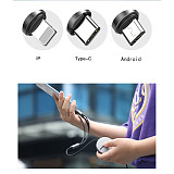 Baseus 3 in 1 telescopic magnetic cable Charging Retractable Square Cable Charger Cord for Phone Data Transfer
