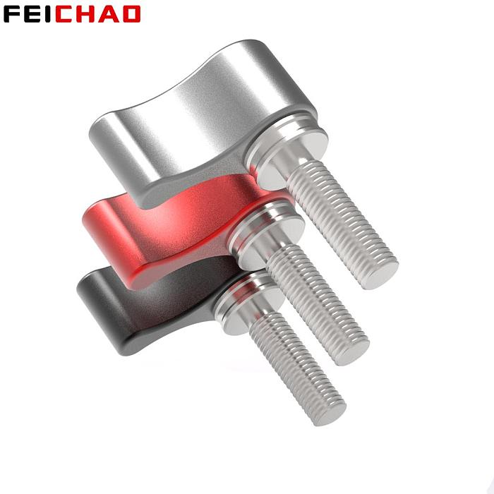 Adjustable M5 Screw Handle Tighten Wrench Lock Mounting Adapter for GoPro10 for Insta360 One R 4K Action DSLR Camera Thumb Screw