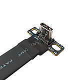 USB3.0 Extension Adapter Cable USB 20P to Type C Female Flat High Speed Conversion Cable 90/180 Degree Connector Riser Adapter