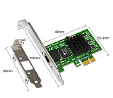 PCI-E x1 Network Cards Gigabit Ethernet Adapter LAN Card RJ45 Port 10/100/1000Mbps Network Adapter with 82574L Chip for Desktop