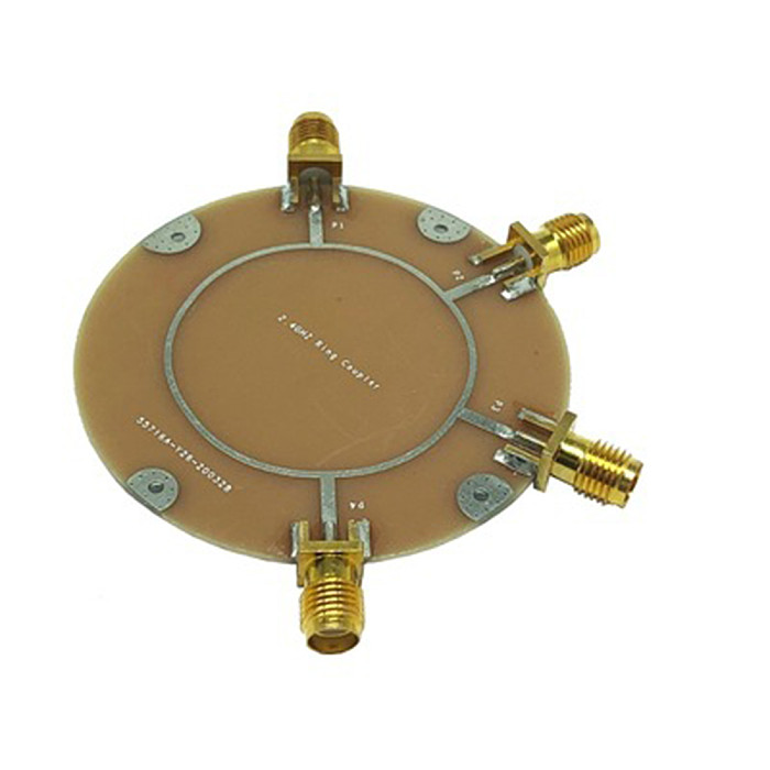 2.4GHZ Annular Ring Coupler 3Db Electric Bridge Directional Coupler Frequency Range 2.3GHZ~2.5GHZ with SMA Female Connector