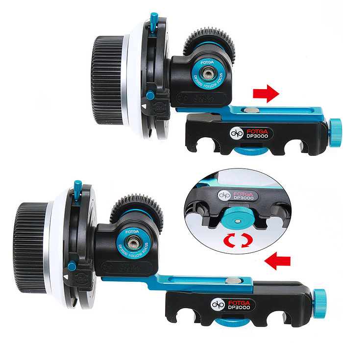 (FOTGA)DP3000M4 Lightweight Follow Focus Zoom Follow Focus Universal Portable Camera SLR Lens Focuser for A7m4 R6