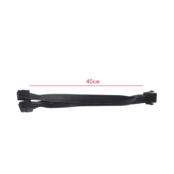 CPU Power Splitter Cable 8Pin to Dual CPU 8 Pin CPU to Motherboard Power Adapter Y Splitter Extension Cord Cable