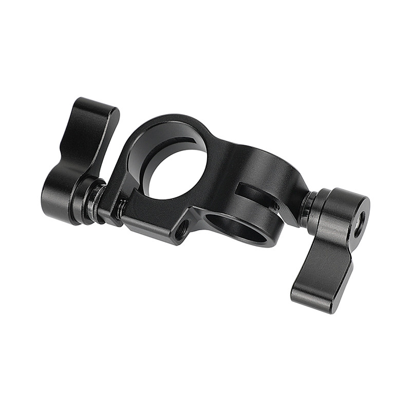 BGNing Standard 15mm To 19mm Rod Clamp Adapter Perpendicular Railblock For DSLR Camera Cage SLR Shoulder Mount Support Rig