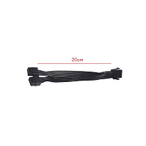 CPU Power Splitter Cable 8Pin to Dual CPU 8 Pin CPU to Motherboard Power Adapter Y Splitter Extension Cord Cable