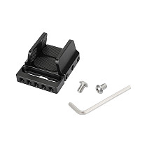 BGNing Universal SSD Holder Clamp Adjustable Width 35mm-80mm With 1/4 -20 Mounting Points & Shoe Mount Connector For DSLR Camera