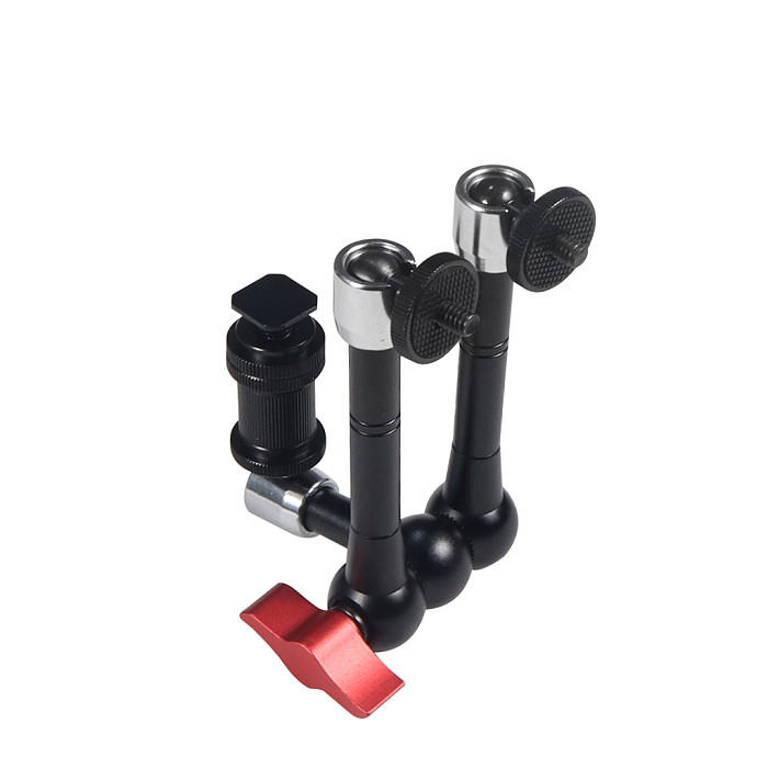 Adjustable Friction Articulating Magic Arm 7 9 11 inch 1/4  Cold Shoe Mount Super Clamp for Flash Light Monitor Video SLR Camera