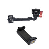 Adjustable Monitor Mount Bracket Holder with Phone Clip for Ronin S SC for Zhiyun Crane 3 for Weebill S Stabilizer Handle Grip