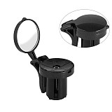QWINOUT 1PC 360° Rotary Folding Bicycle Rearview Mirrors Handlebar Rear View Mirror Handle Plug for MTB Bike Accessories