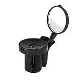 QWINOUT 1PC 360° Rotary Folding Bicycle Rearview Mirrors Handlebar Rear View Mirror Handle Plug for MTB Bike Accessories