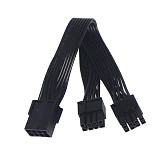 Graphics Card 8 Pin Female to 2x8P(6+2)pin Extention Power Cable Male PCIe PCI Express 4 Lines Cable Connector