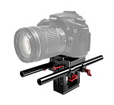 Universal DSLR Camera Quick-release Baseplate kit for 15mm Rod Rail Follow Focus Support System with 1/4  3/8  Threads 38mm Arca