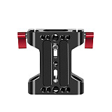 15mm Rod Rail Clamp Lens Support System Base Plate Quick Release for Canon Sony Camera Manfrotto Follow Focus Mattebox Slider