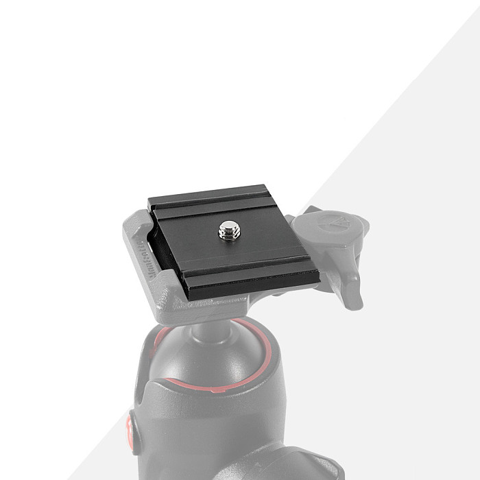 Aluminum Quick Release Plate WIth Cold Shoe Adapter Camera Bracket for Manfrotto RC2 MH496-BH/MH494-BH Gimbal DSLR Camera Cage