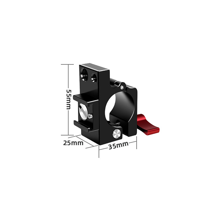 Aluminum 25mm Rod Clamp Monitor Mount Bracket Holder Clip Cold Shoe Adapter for DJI Ronin M Gimbal Stabilizer Accessories