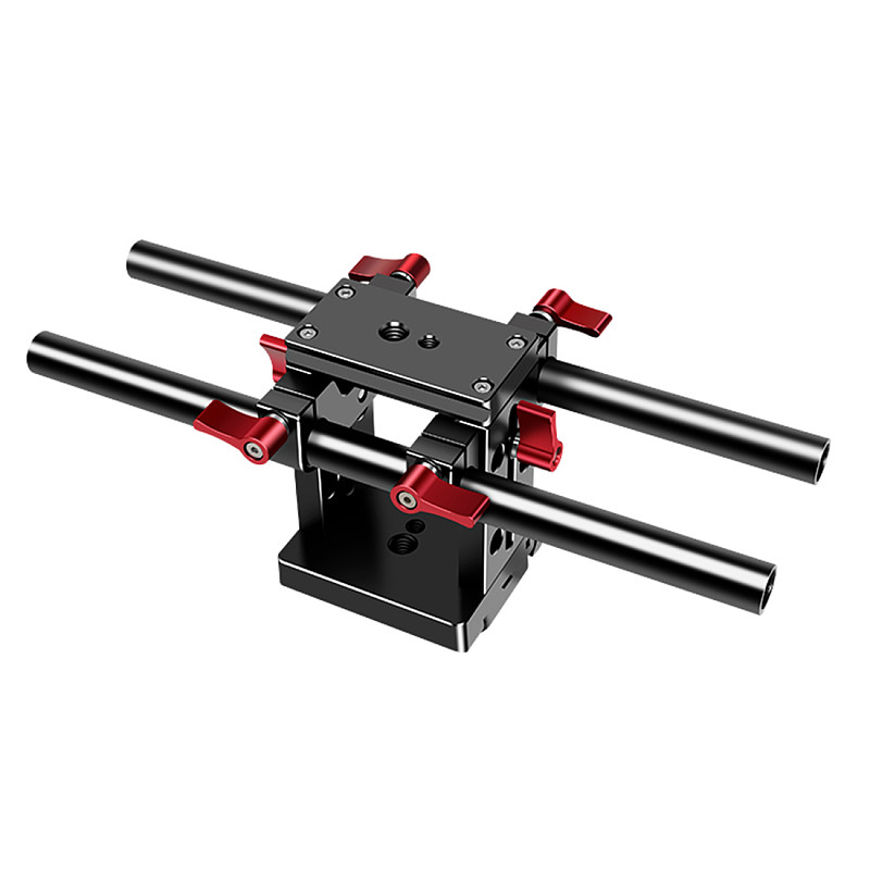 Universal DSLR Camera Quick-release Baseplate kit for 15mm Rod Rail Follow Focus Support System with 1/4  3/8  Threads 38mm Arca