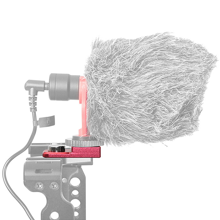 Universal Aluminum Alloy Mini Hot Shoe Mount with 1/4  Screw for SLR DSLR Camera Cage Rig Flash Monitor Microphone Accessories