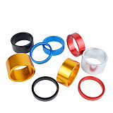 4pcs Aluminum Alloy Bicycle Headset Washer Cycling for MTB Bike Bike Fork Stem Spacers Bicycle Top Tube Cap Headset Spacer Cover