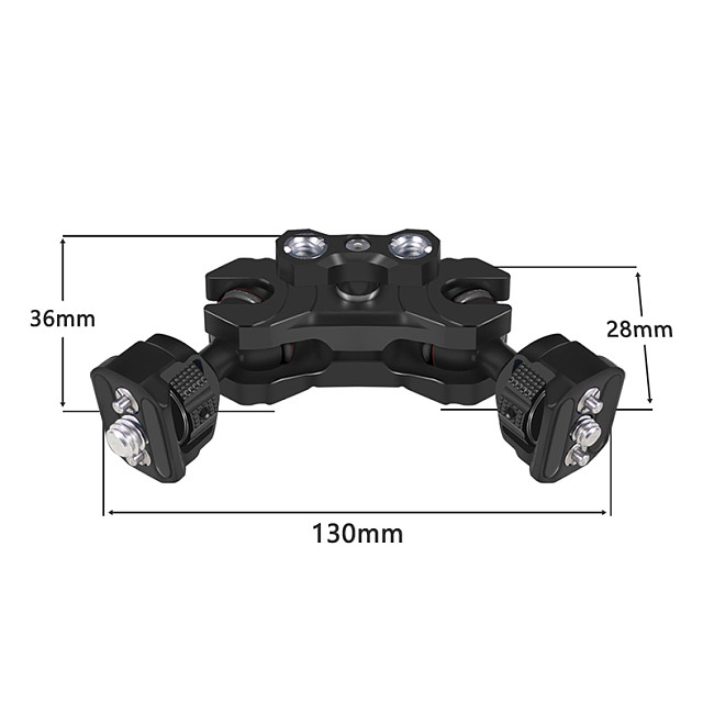 Dual Dia 20mm Ballhead Magic Arm with Arri Locating Pins 1/4  3/8  Screw For A7C XT4 DSLR Camera Cage Rig Monitor Mount Support