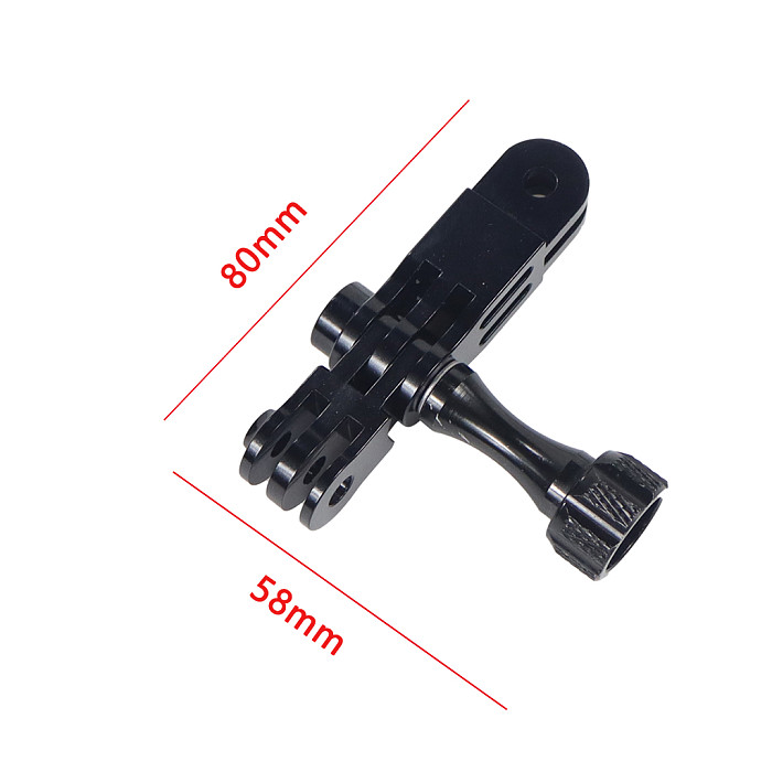 90 Degree Two Card Turn Three Card Slot Adjustment Arm GOPRO Card Slot Accessories For Insta360 ONE R/GOPRO HERO10 GOPRO All Series/DJI Osmo Action