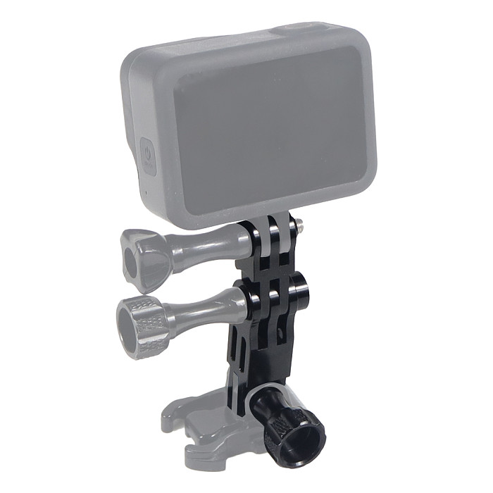 90 Degree Two Card Turn Three Card Slot Adjustment Arm GOPRO Card Slot Accessories For Insta360 ONE R/GOPRO HERO10 GOPRO All Series/DJI Osmo Action