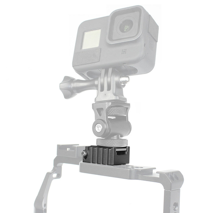 Quick Release Hot Shoe Adapter 1/4  Base Mount Microphone Monitor Stand Holder Bracket for LED Video Flash Light SLR Photography