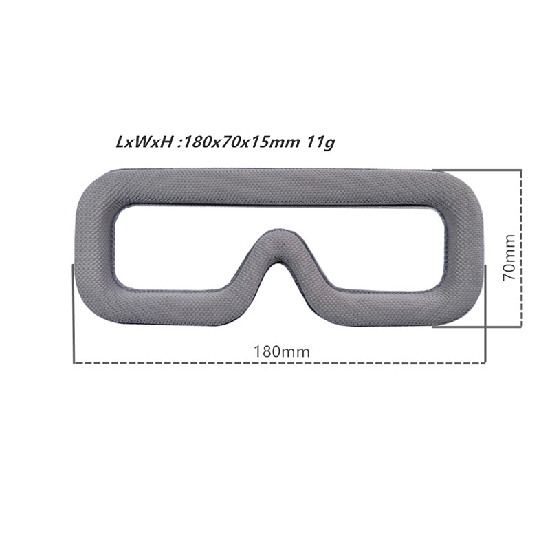 New V2 Sponge Pad With Head Strap Replacement Accessory For SKYZONE 04X SKY03 Series FPV Glasses