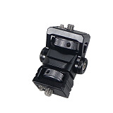 CNC Damping Adjustment 1/4 Thread to 1/4 Thread Universal Gimbal Suitable for Mirrorless SLR Cameras Suitable for Small Cameras Rabbit Cage Photography Accessories