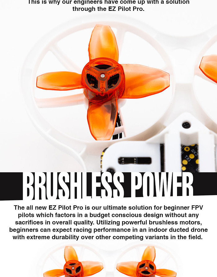 Emax EZ Pilot Pro RTF Kit FPV Racing Drone Set for Beginners Ready-To-Fly FPV Drone w/ Controller Quadcopter