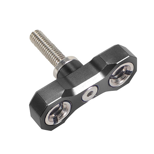 BGNING Adjustable Angle Handle Aluminum Alloy Knob Iron Nickel-plated Screw M5*17MM With 3/8 to 1/4 Expansion Hole