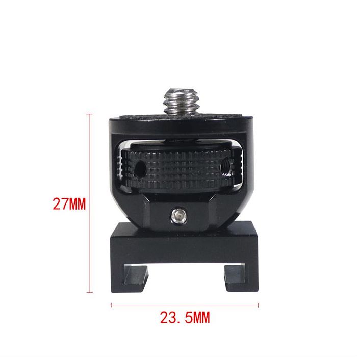 2PCS Aluminum Alloy 360 Swivel Camera Conversion 1/4 Screw Adapter for Insta360 ONE X2/X Action Camera Tripod Ballhead Bracket