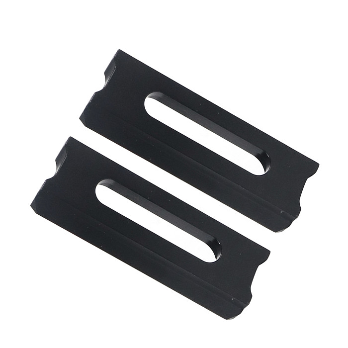 Quick Release Safety Rail 54mm/42mm NATO Rail with 1/4  3/8''Mounting Screws for DSLR Camera Cage Rig Photo Studio Accessories