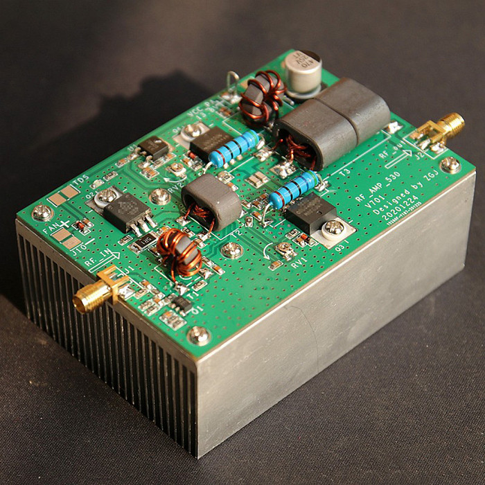 45W Short Wave 3-28MHz Linear High Frequency HF RF Power Amplifier Radio Station Wireless Power Transmission