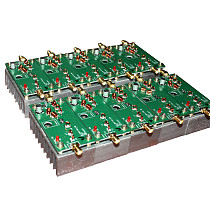 RF Power Amplifier 6W FM 88-108MHz 140-170MHz DC 12v for FM Transmitter RF Radio VHF Ham Radio AMP with Heatsink