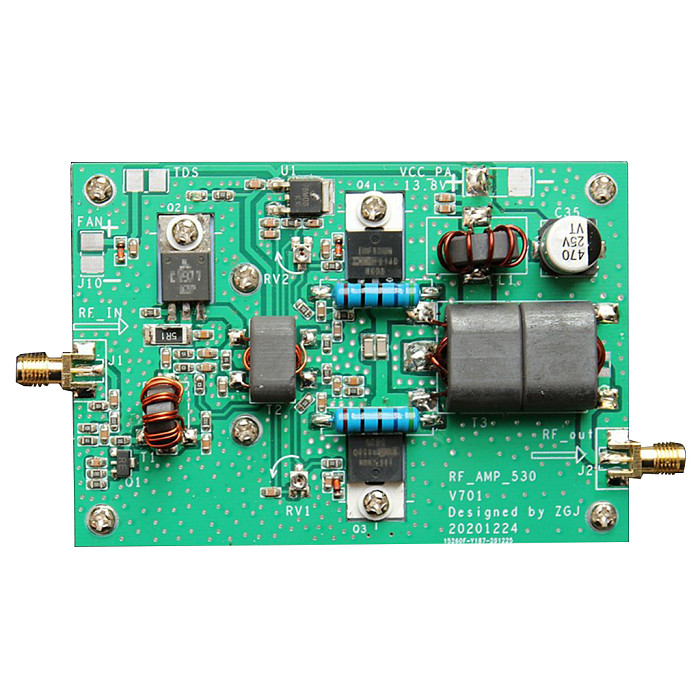 45W Short Wave 3-28MHz Linear High Frequency HF RF Power Amplifier Radio Station Wireless Power Transmission