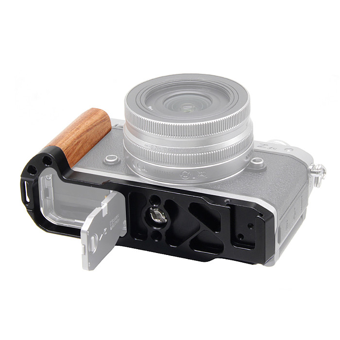 For Nikon ZFC Wooden Handle L Plate Nikon Zfc Micro-single Quick-Install Vertical Plate Metal Base Expansion Accessories