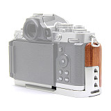 For Nikon ZFC Wooden Handle L Plate Nikon Zfc Micro-single Quick-Install Vertical Plate Metal Base Expansion Accessories