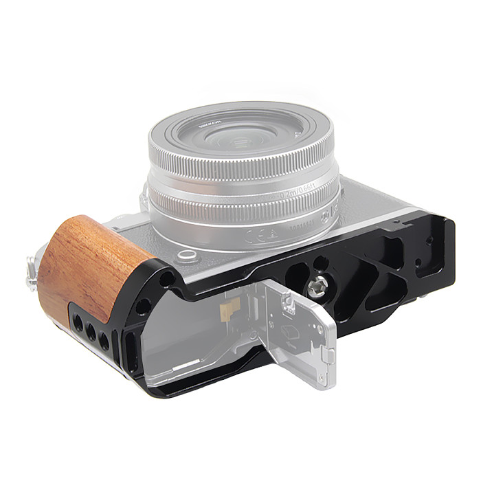 For Nikon ZFC Wooden Handle L Plate Nikon Zfc Micro-single Quick-Install Vertical Plate Metal Base Expansion Accessories