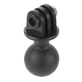 BGNing RAM Mount Tripod Ball Head Adapter For GoPro MAX 9 8 7 6 Action Camera Mount Adapter 1inch Ball Spin Head Bracket Holder