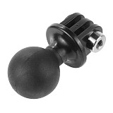 BGNing RAM Mount Tripod Ball Head Adapter For GoPro MAX 9 8 7 6 Action Camera Mount Adapter 1inch Ball Spin Head Bracket Holder