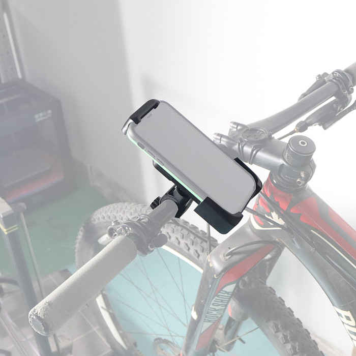 Push-out Outdoor Cycling Mobile Phone Bracket Bicycle Aluminum Alloy Navigation Mobile Phone Bracket