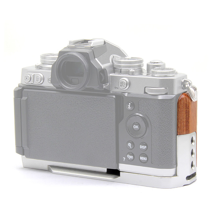 For Nikon ZFC Wooden Handle L Plate Nikon Zfc Micro-single Quick-Install Vertical Plate Metal Base Expansion Accessories