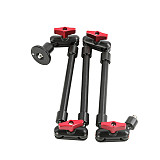 Aluminum Alloy Universal Magic Arm Bracket with Ball Head Mount Adjustable for DSLR Action Cameras Mobile Phone Selfie Tripod