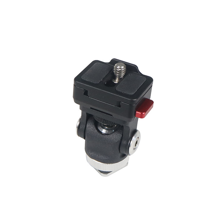BGNing Monitor Ball Head Vlog Live DSLR Mobile Holder Microphone Flash Bracket Fill Light Stand Mount for Zhiyun Weebills Gimbal