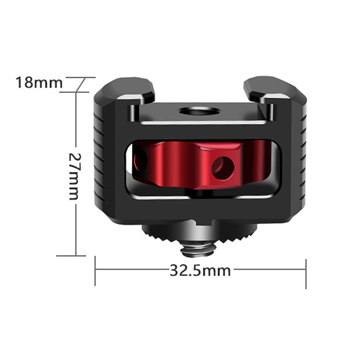 BGNing Monitor Ball Head Vlog Live DSLR Mobile Holder Microphone Flash Bracket Fill Light Stand Mount for Zhiyun Weebills Gimbal