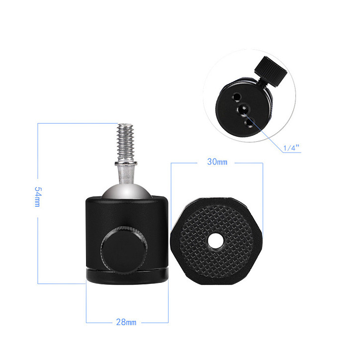 360 Rotation 7inch 11  Magic Arm 1/4 Screw Cold Shoe Mount with Super Clamp Crab Clip for SLR Action Cameras Tripod Accessories